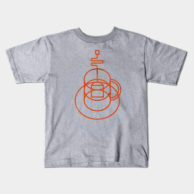 Tea Time Kids T-Shirt by Gintron